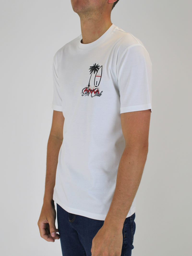 White Pastel Surf Club T-Shirt