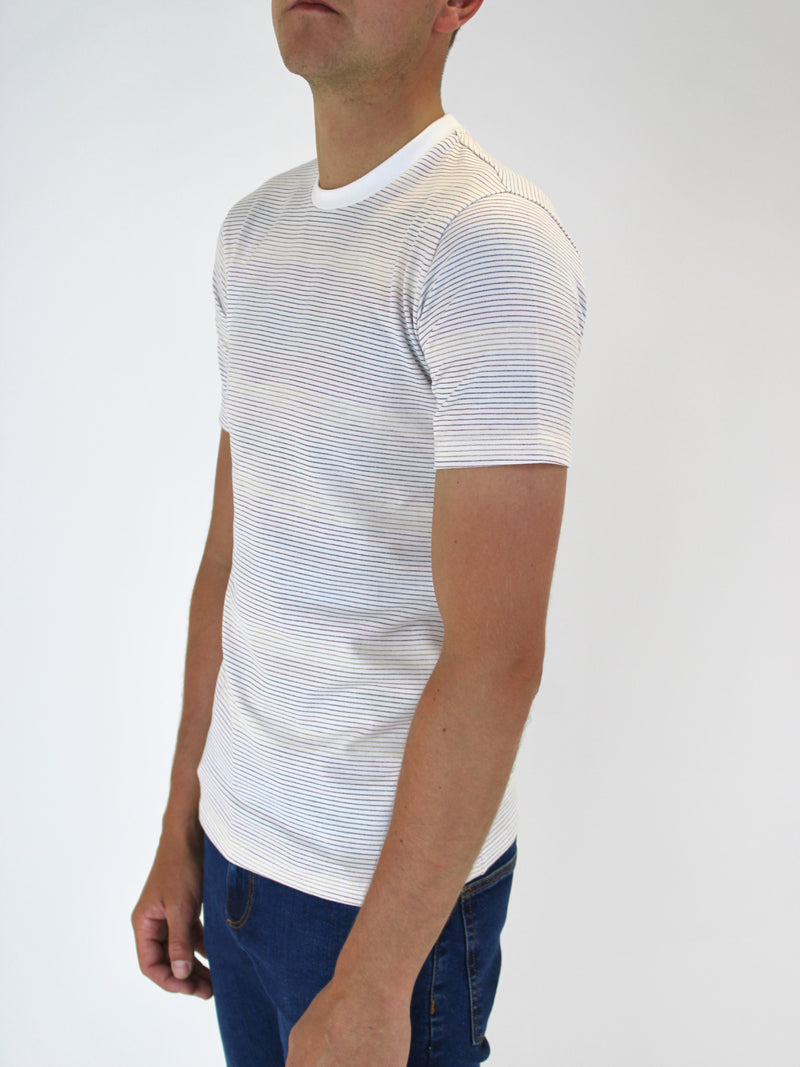 030 Striped Mid-Weight Premium T-Shirt