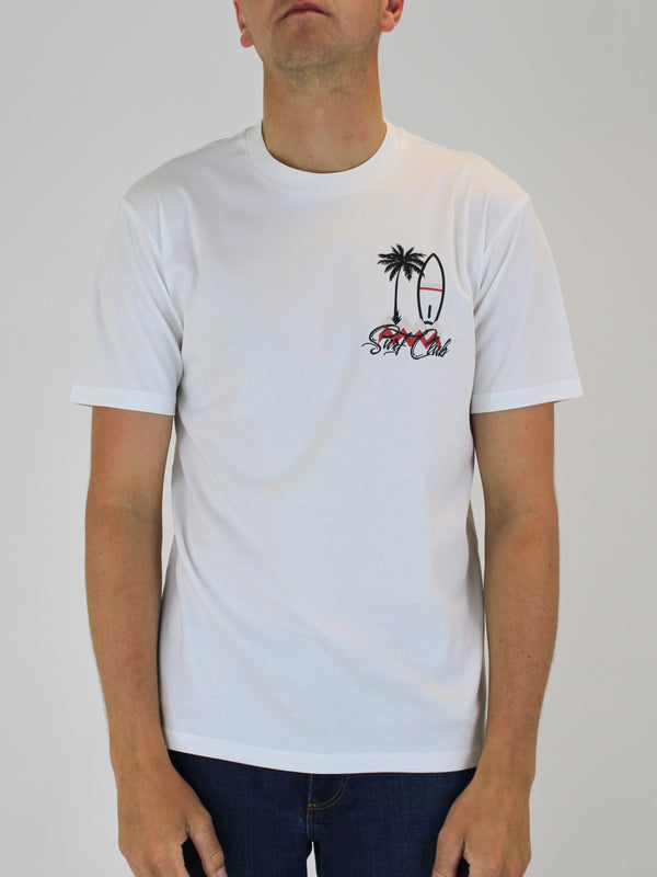 White Pastel Surf Club T-Shirt