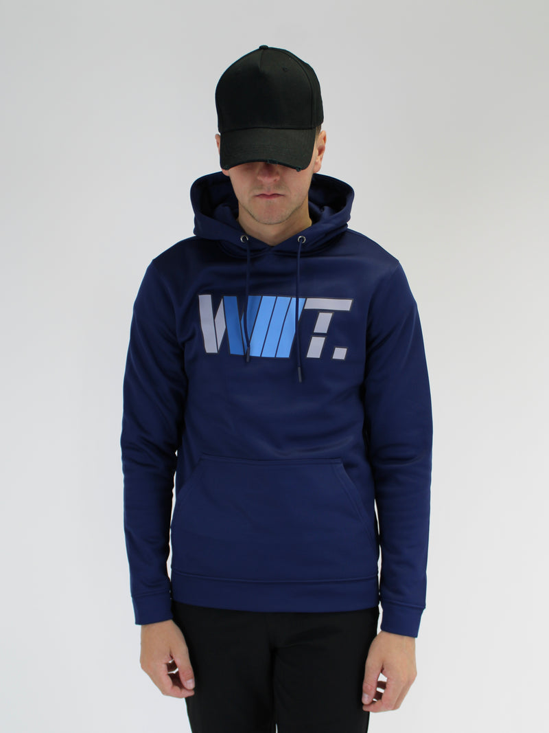 Navy V8 WHT Hoodie