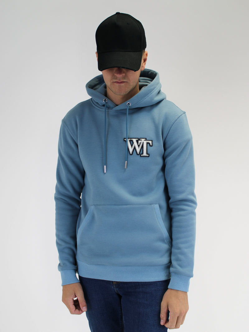 Teal WT Block Hoodie