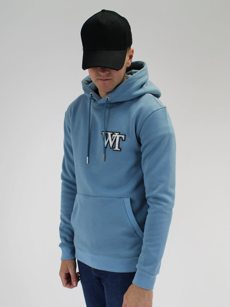 Teal WT Block Hoodie