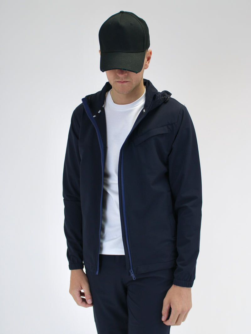 Kids Navy Premium Hybrid Jacket