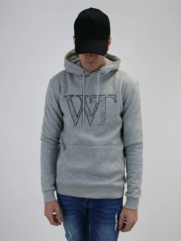 Light Grey WT Logo Hoodie