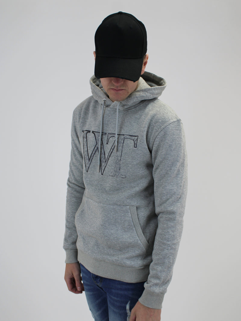 Light Grey WT Logo Hoodie