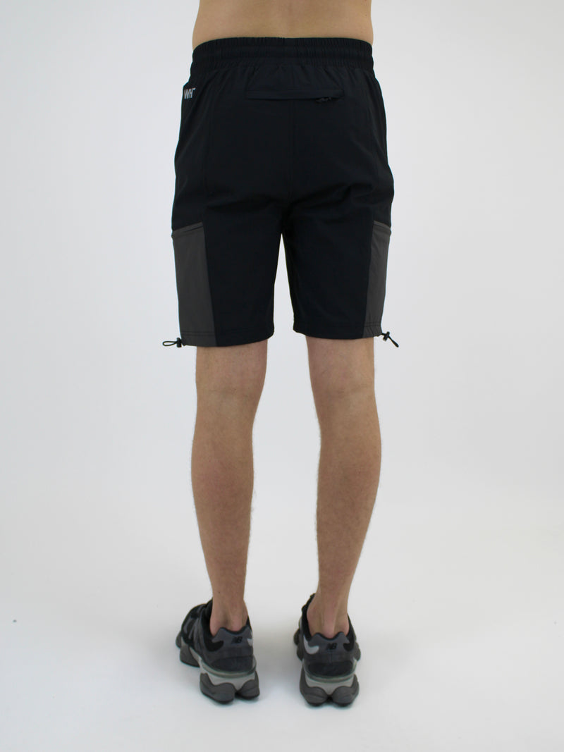 Black / Grey Utility Shorts