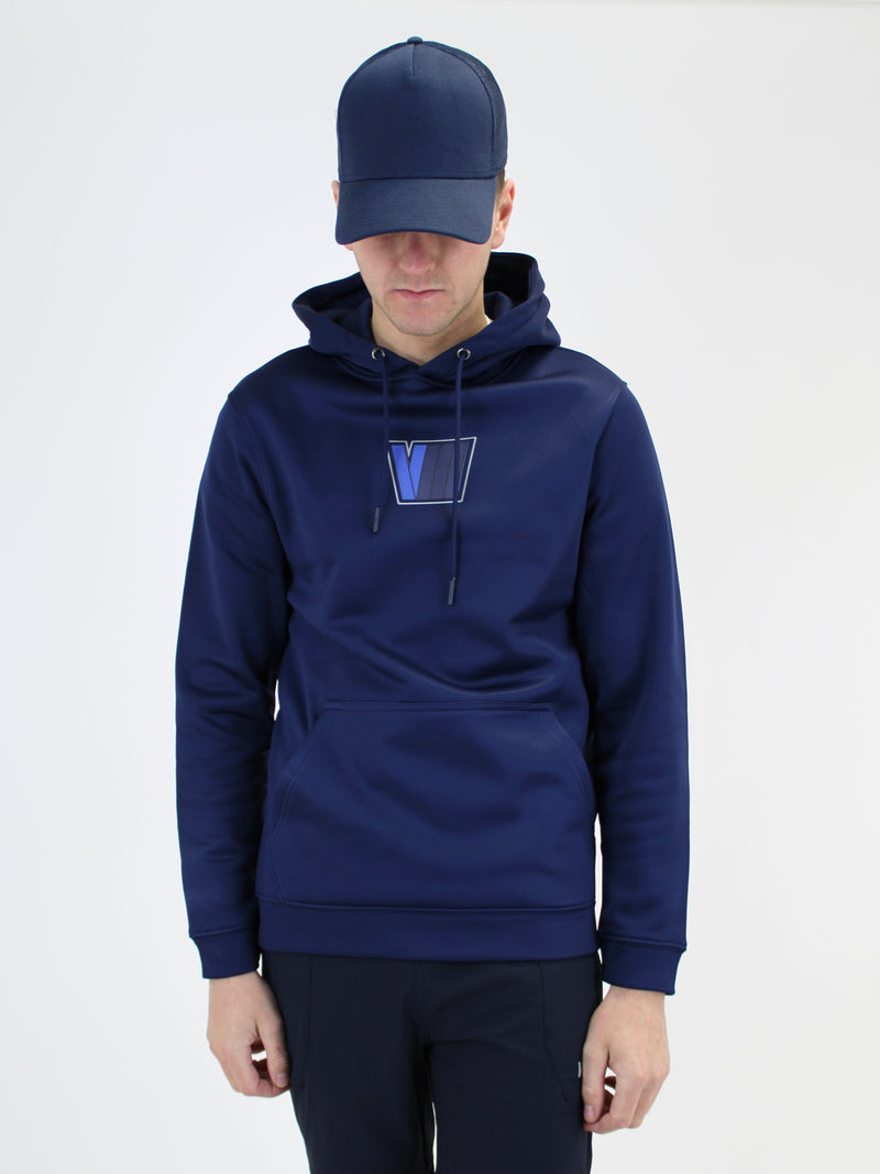 Navy / Royal Blue V8 WHT Hoodie