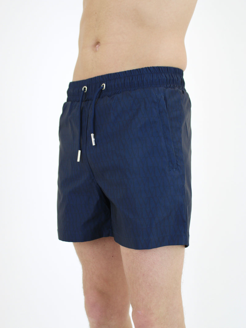 Navy WT Swim Shorts