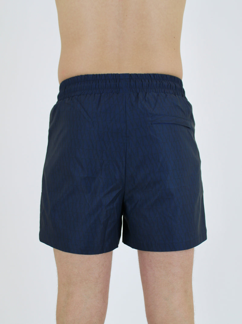 Navy WT Swim Shorts