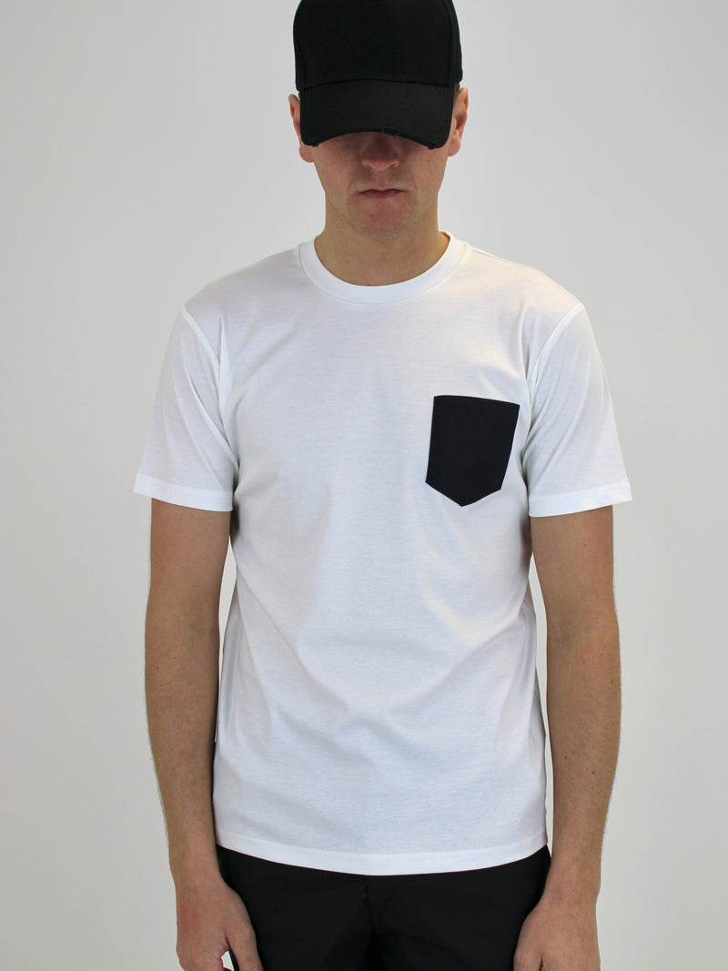 White / Black WT Pocket T-Shirt