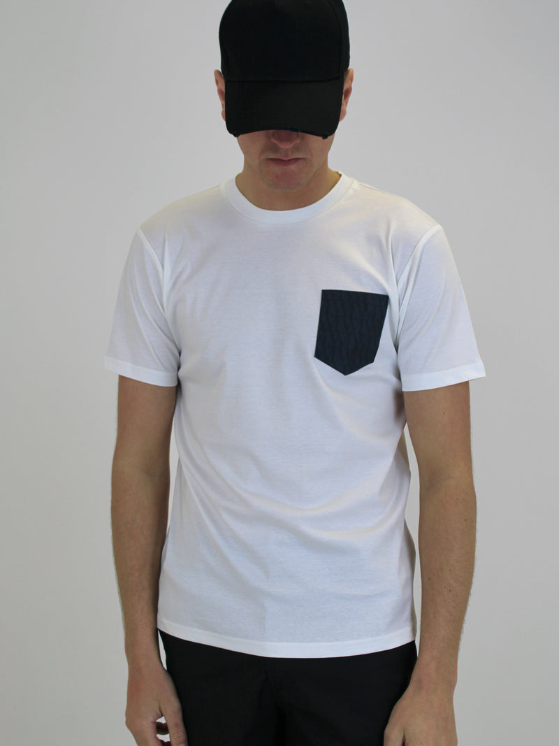 White / Grey WT Pocket T-Shirt