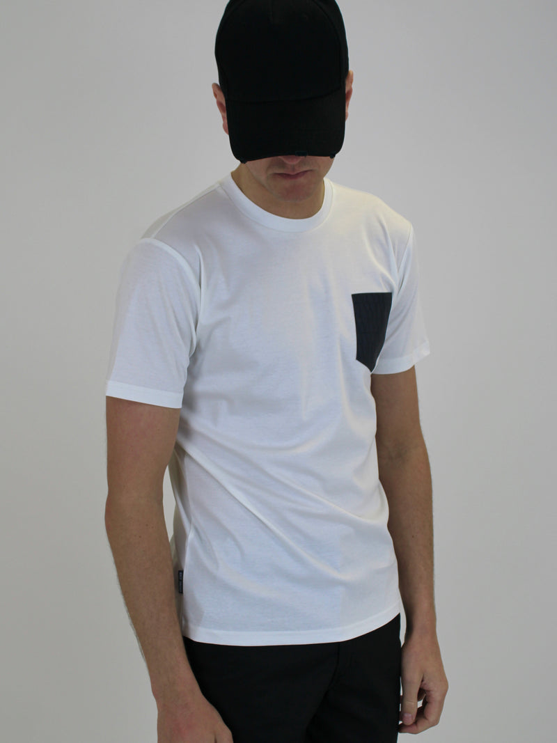 White / Grey WT Pocket T-Shirt