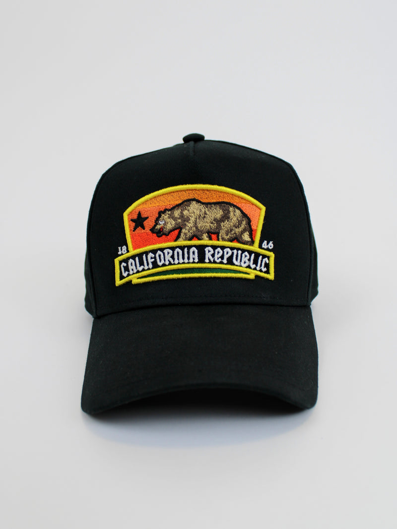 Black California Republic Cap