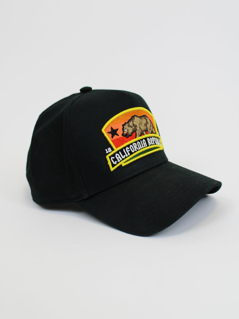 Black California Republic Cap