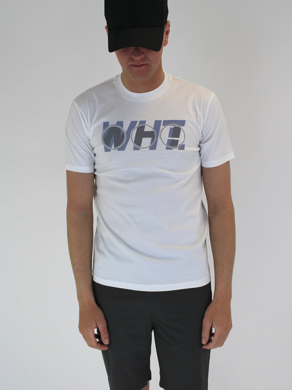 White / Blue V9 T-Shirt