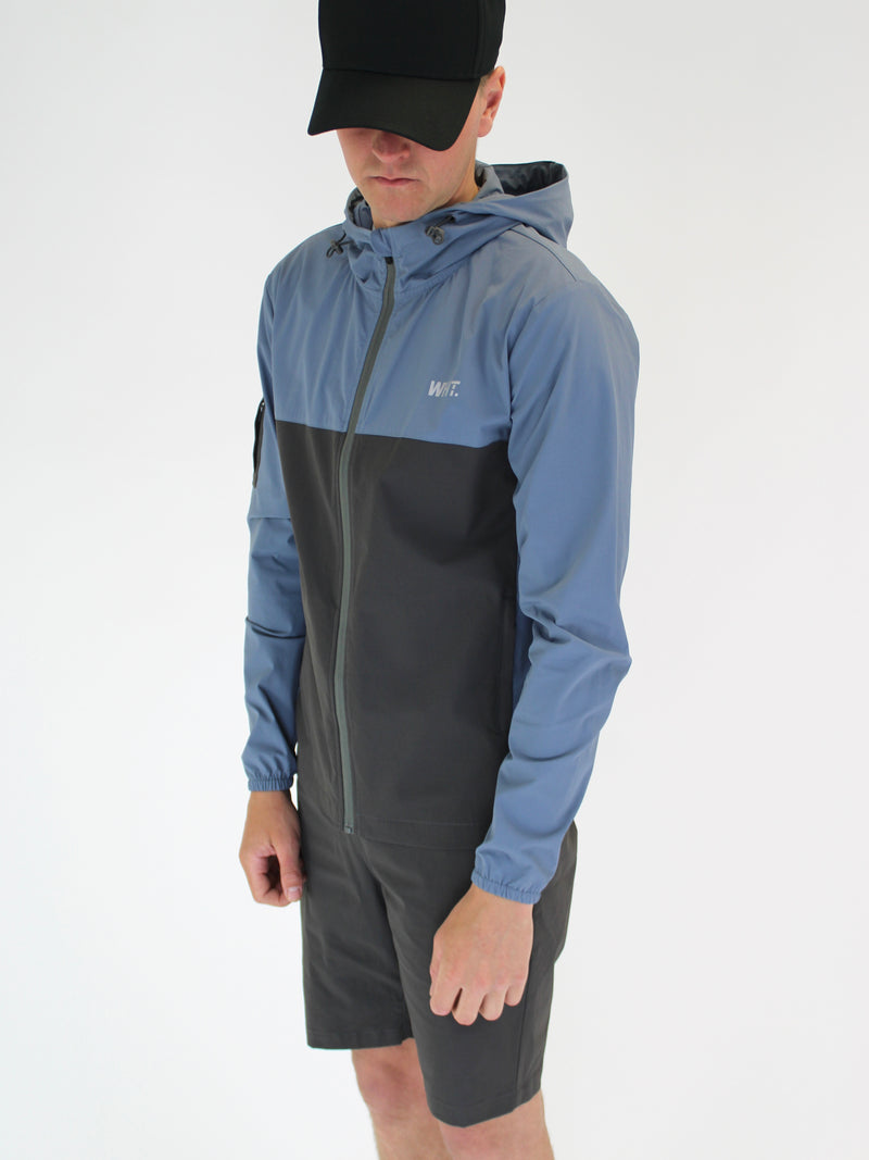 Blue / Grey V9 Windbreaker