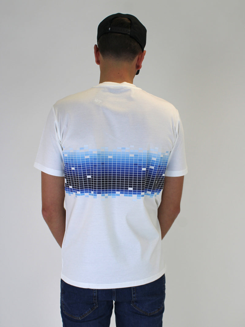 White / Blue Gradient T-Shirt