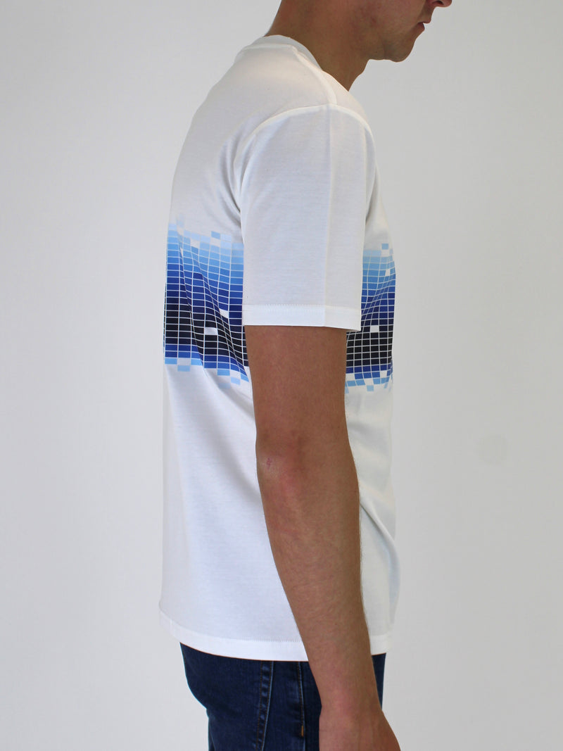 White / Blue Gradient T-Shirt