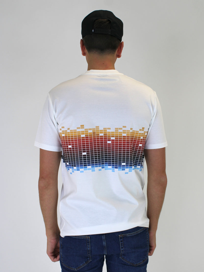 White / Mixed Gradient T-Shirt