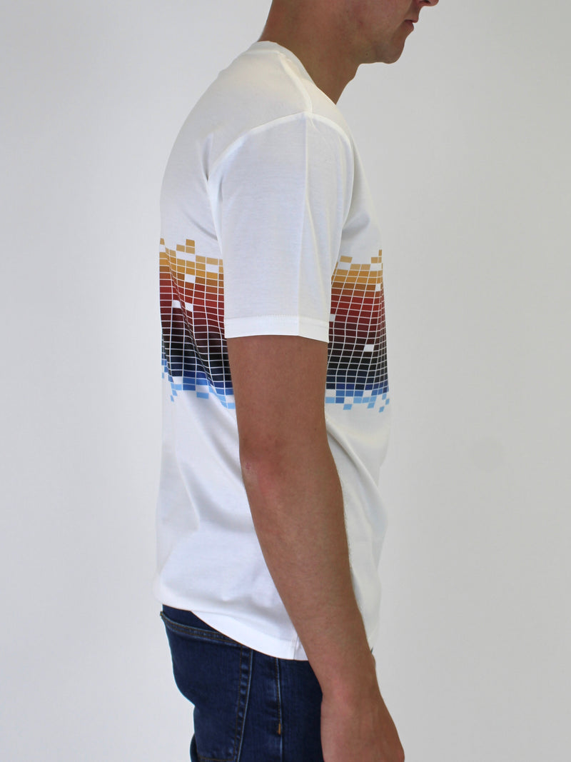 White / Mixed Gradient T-Shirt