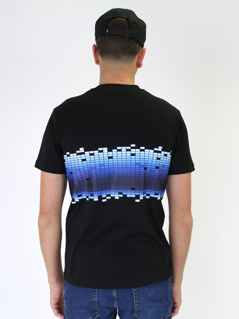 Black / Blue Gradient T-Shirt