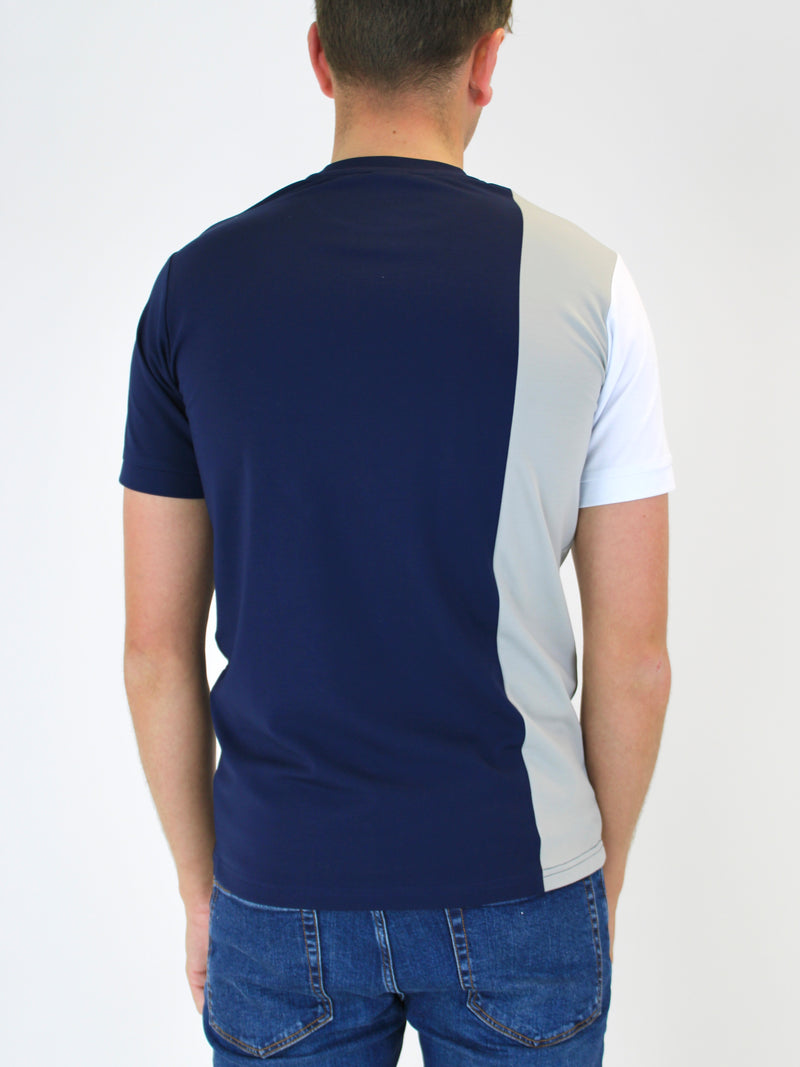 180 Navy / Stone / White Offset T-Shirt