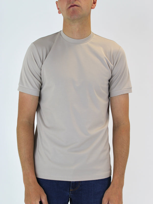 270 Cream Plain Lightweight T-Shirt