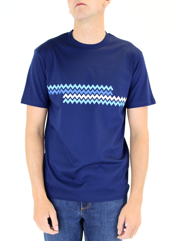 Navy / Blue ZigZag T-Shirt