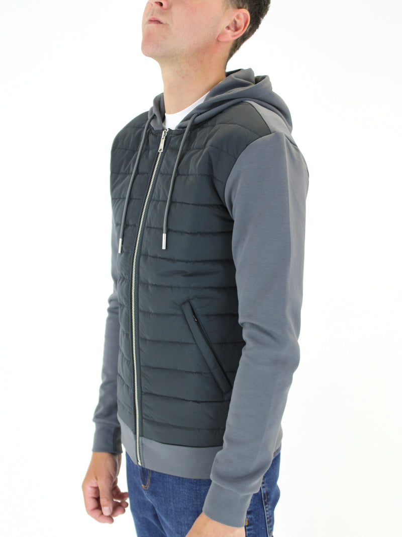 Dark Grey Padded Alor Jacket