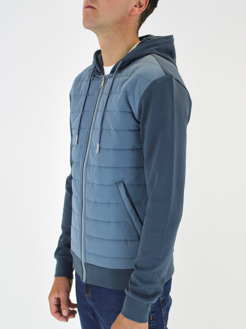 Kids Petrol Blue Padded Alor Jacket