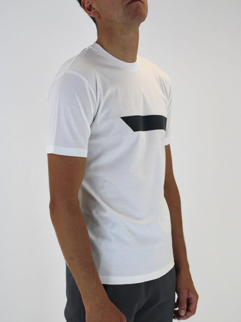 Kids White / Dark Grey Alor Panel T-Shirt