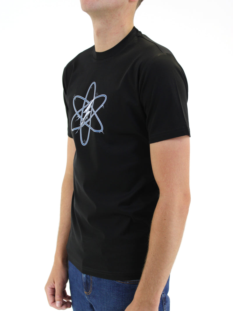 Black Atom Bolt T-Shirt