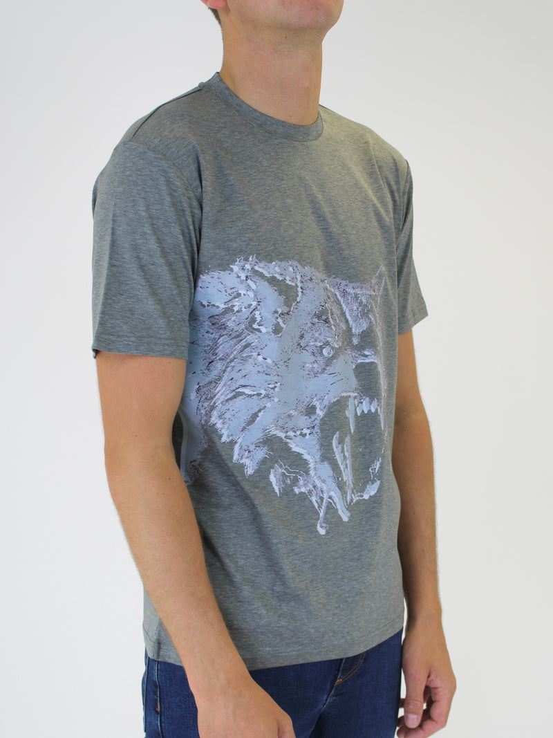 Marl Grey Wolf T-Shirt