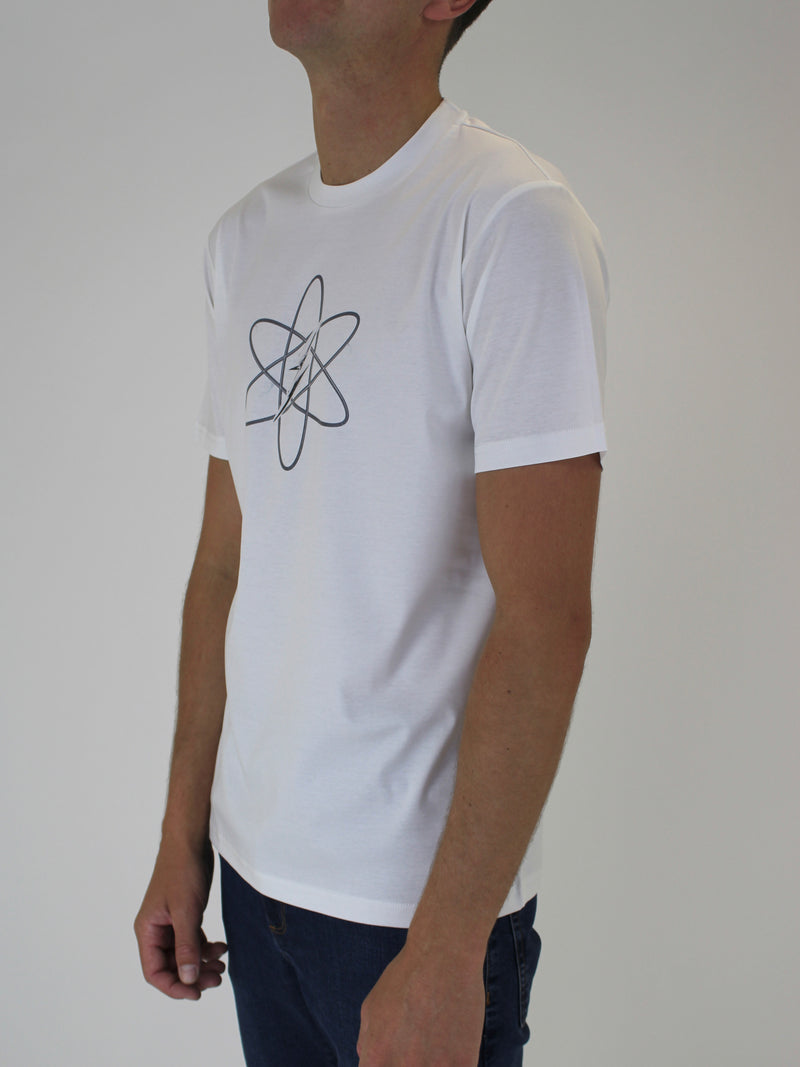 White Atom Bolt T-Shirt