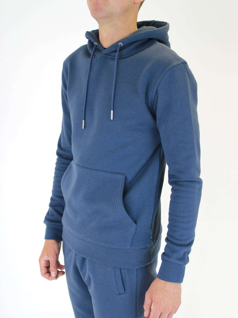 Plain Prussian Blue Essential Hoodie