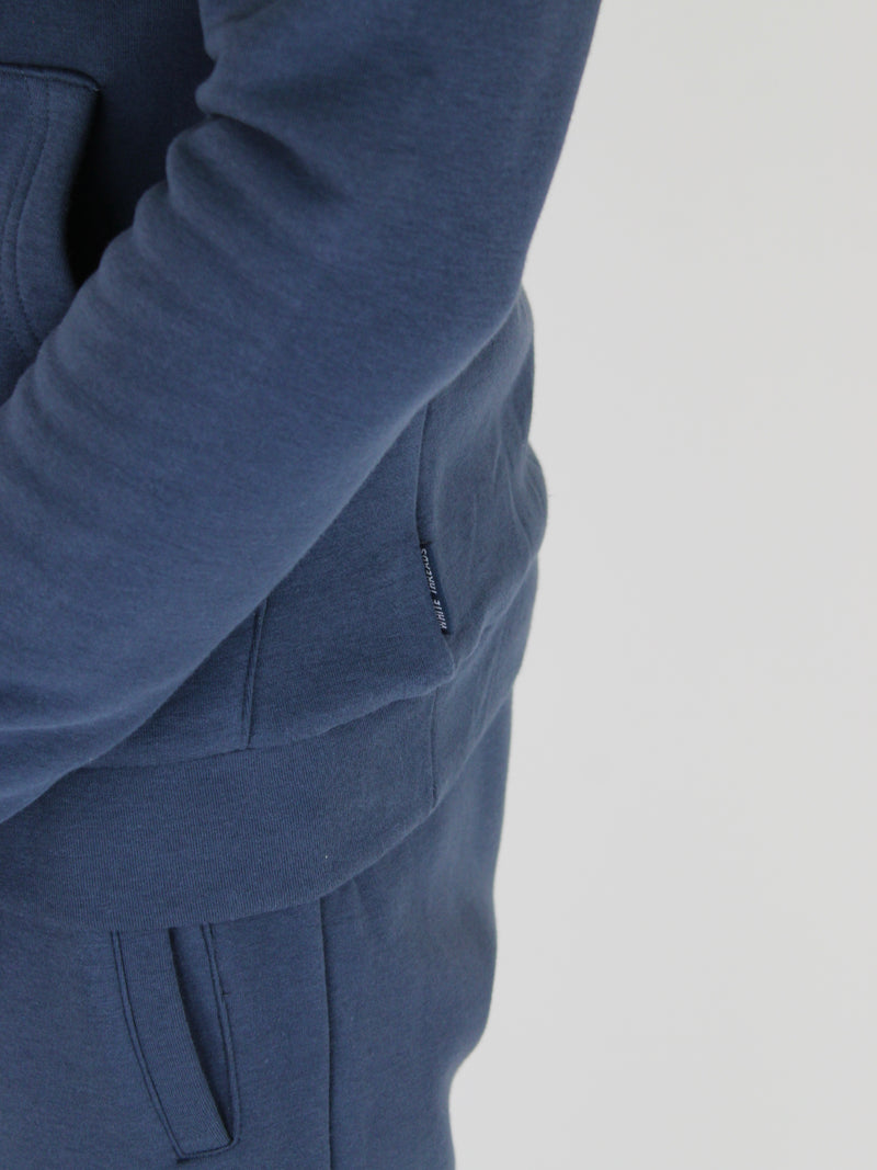 Plain Prussian Blue Essential Hoodie