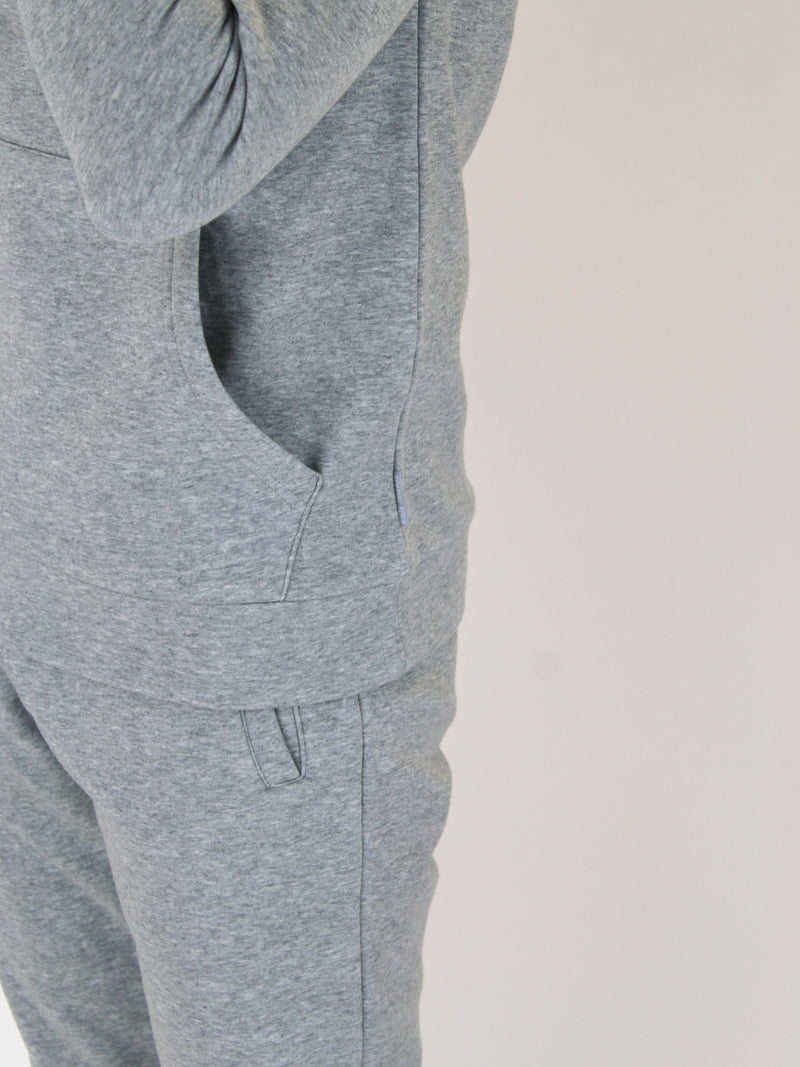 Kids Light Grey Atom Bolt Hoodie