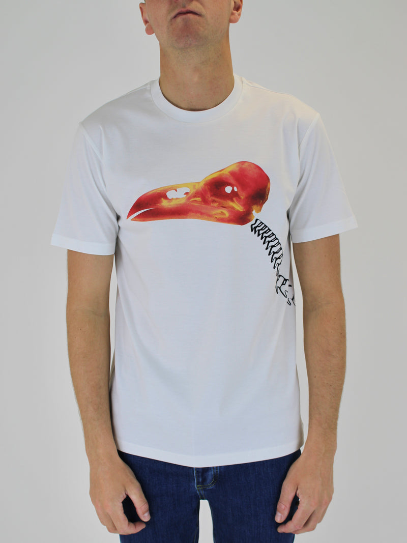 White X-Ray Bird T-Shirt