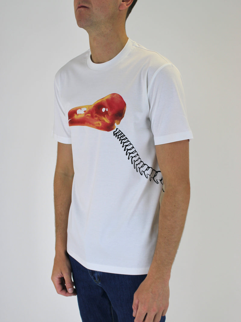 White X-Ray Bird T-Shirt