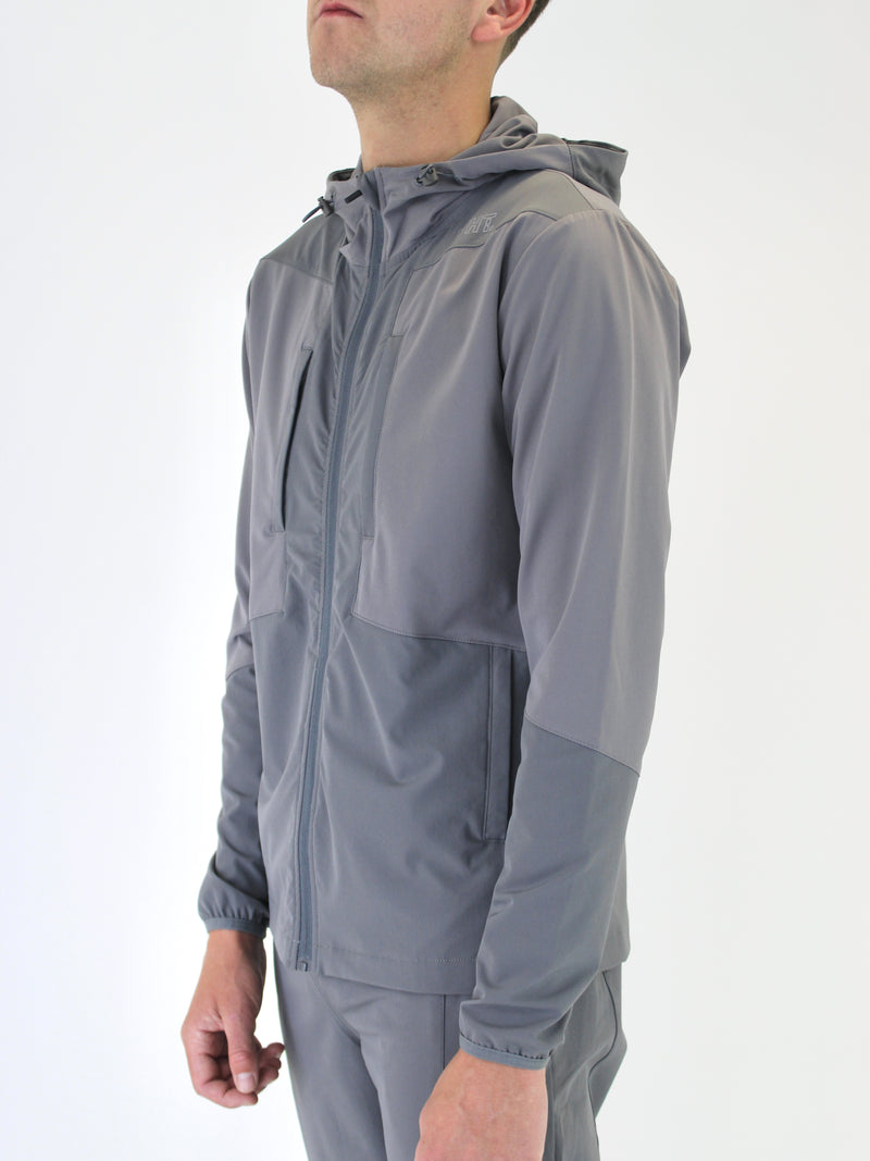 Light Grey V10 Windbreaker