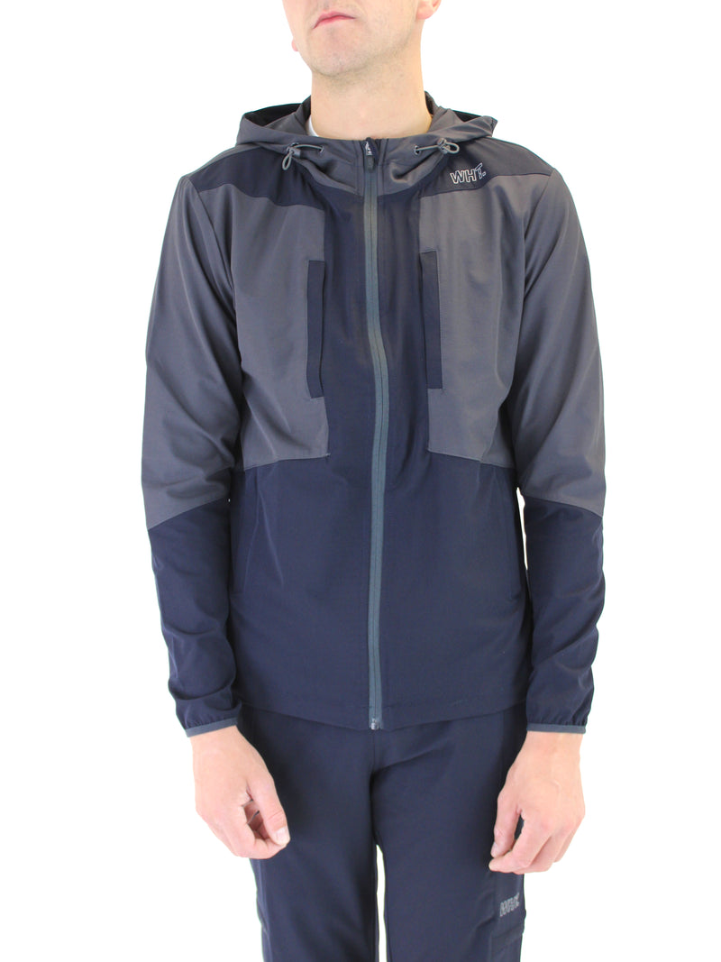 Kids Navy / Grey V10 Windbreaker