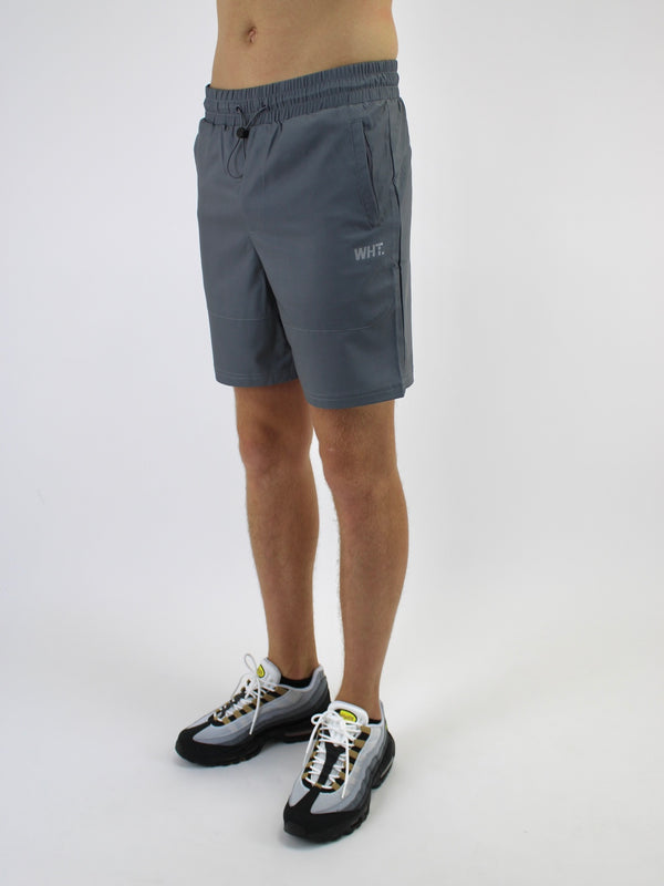 Grey P-V6 Straight Leg Shorts