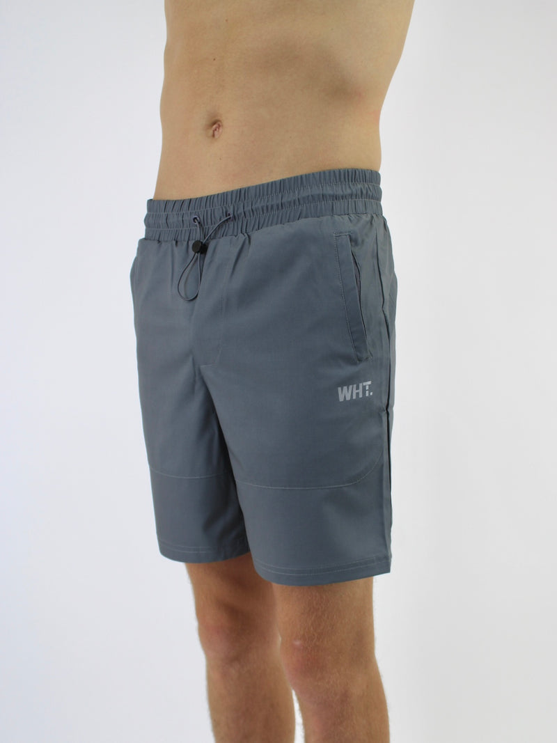 Grey P-V6 Straight Leg Shorts