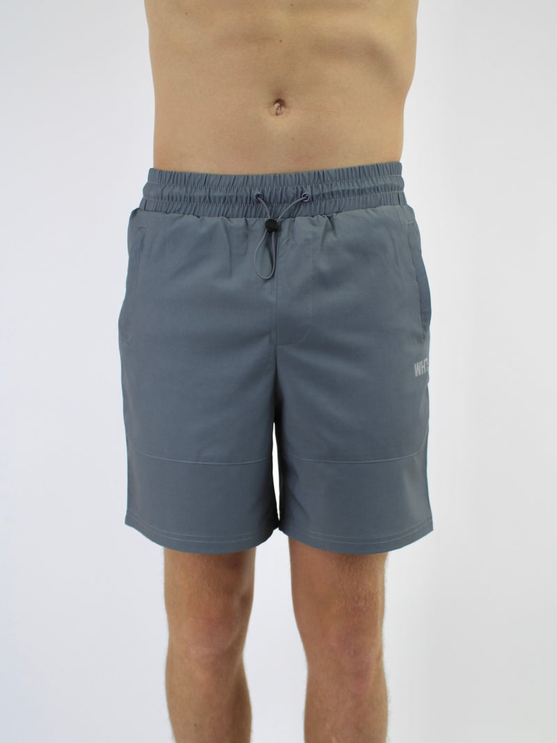 Grey P-V6 Straight Leg Shorts