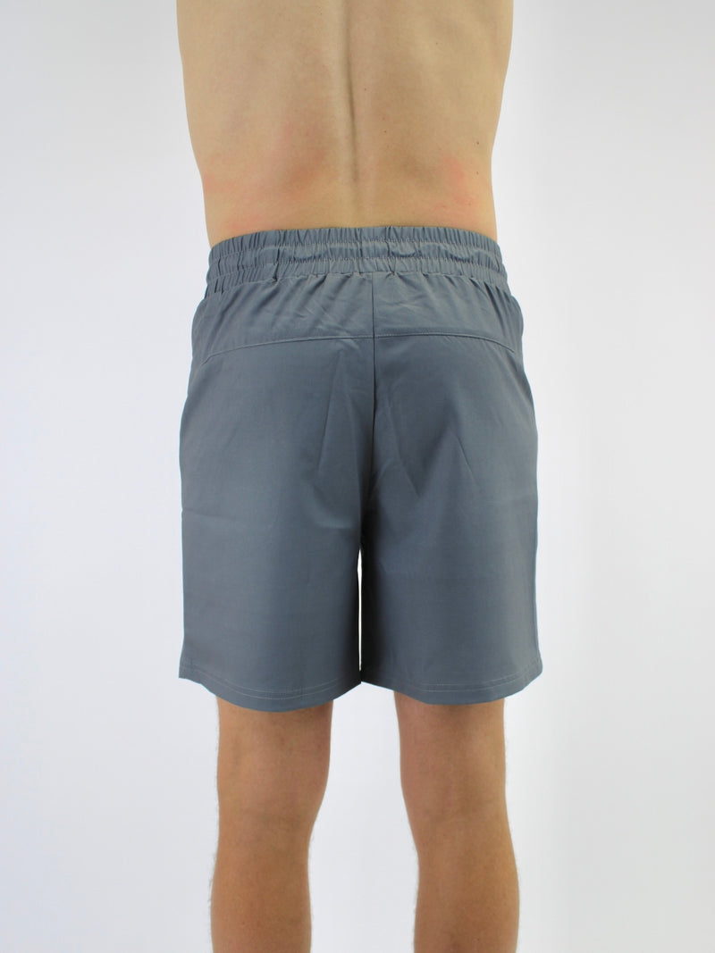 Grey P-V6 Straight Leg Shorts