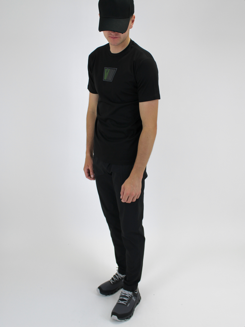 Black / Khaki V8 T-Shirt