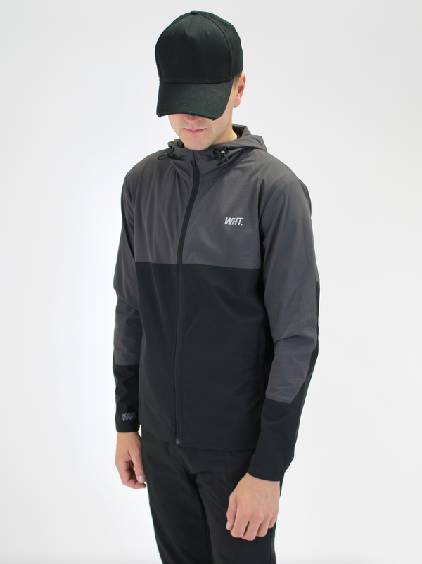 Black / Dark Grey V8 Windbreaker