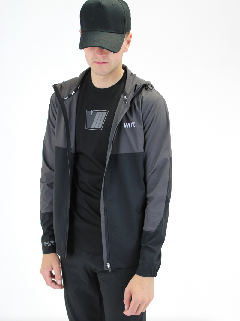 Black / Dark Grey V8 Windbreaker