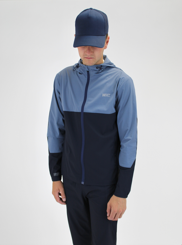 Sky Blue / Navy V8 Windbreaker