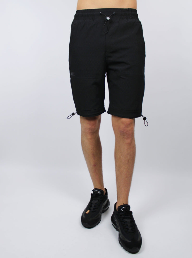 Black V6 Cargo Shorts